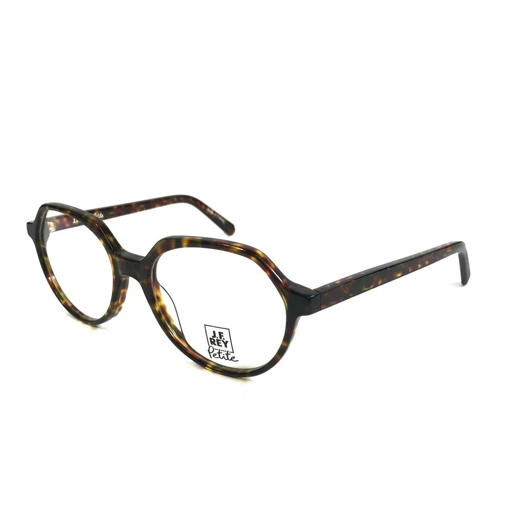 J.F. Rey Petite Eyeglasses Frames PA104 9040 Panther Green Tortoise 50-16-140